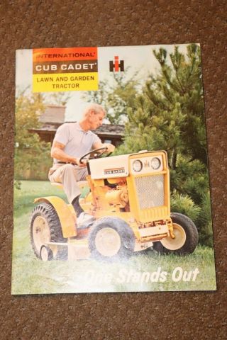 Group of 1964/65 IH Cub Cadet Tractor Sales Brochures 2