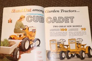 Group of 1964/65 IH Cub Cadet Tractor Sales Brochures 3