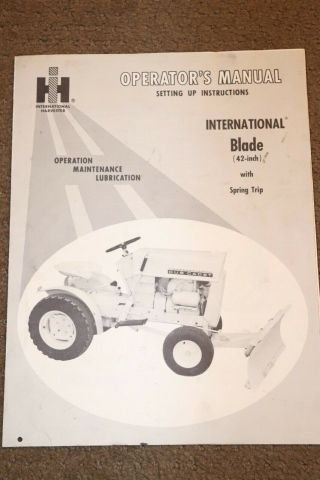 Group of 1964/65 IH Cub Cadet Tractor Sales Brochures 7