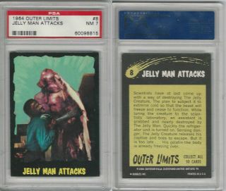 1964 Bubbles Inc,  Outer Limits,  8 Jelly Man Attacks,  Psa 7 Nm