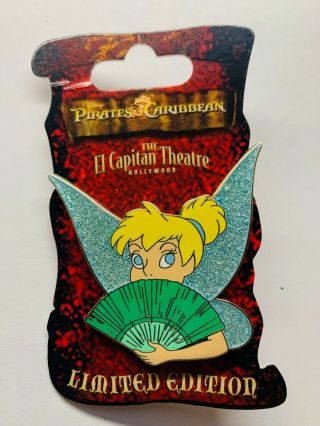 Dsf Disney Tinker Bell As A Geisha With Green Fan Surprise Release Le 300 Pin