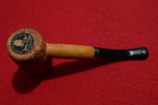 Vintage H&B Irvin S Cobb Small General Corn Cob Pipe Bent Toasted & Broken In 4