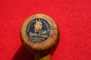 Vintage H&B Irvin S Cobb Small General Corn Cob Pipe Bent Toasted & Broken In 5