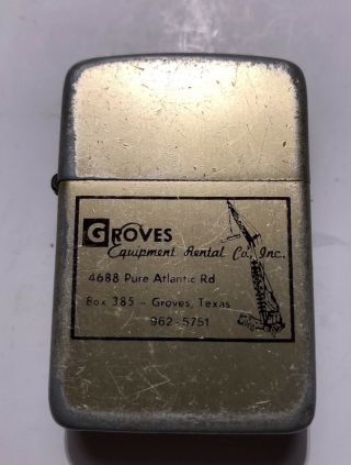 Vintage Park Cigarette Lighter Groves Equipment Rental Tx