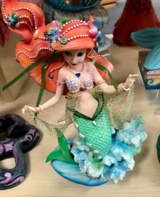 Disney Jim Shore,  The Little Mermaid,  “ariel Couture De Force” Princess 4037524