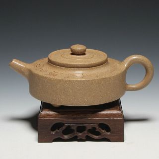 Oldzisha - Famous China Yixing Zisha Old 130cc Polished Small Manshen Teapot