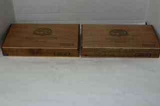 Two (2) - Very Large Padron 7000 Cigar Boxes - 12 - 1/2 " X 7 " X 2 " High