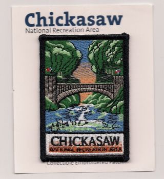 Chickasaw National Recreation Area Souvenir Oklahoma Patch