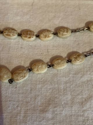 Vintage C.  Civelli Ivirone Rosary “The Litany Of Mary” Made In Italy 6