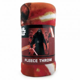 Star Wars Kylo Ren Red Wars Fleece Blanket Throw