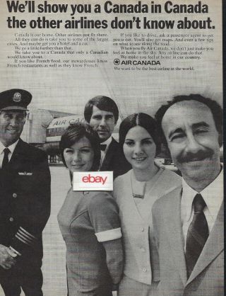 Air Canada 1966 Flight Crew Will Show You Canada Other Airlines Don 