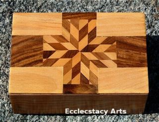 Spirit Guide Box Jewelry - Tarot Card - Incense - Wooden Box - 4 " X 6 " {: -)