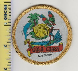 Vintage Australia Gold Coast Souvenir Tourist Travel Patch