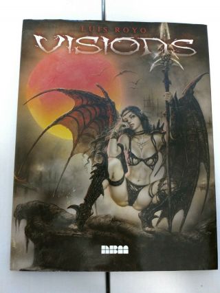 Luis Royo Visions Hardcover Art Book 2003 1st Edition