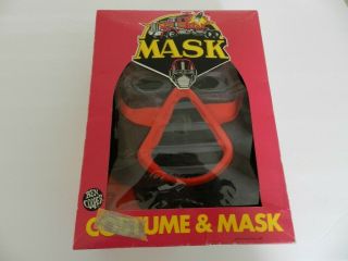 Vintage 1985 Matt - Trakker (m.  A.  S.  K) Costume And Mask By Ben Cooper In Orig.  Box
