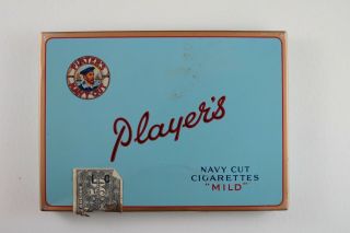 Player’s Navy Cut Cigarettes Tobacco Tin 2