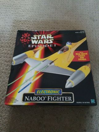 Star Wars - Episode I - Electronic Naboo Fighter - - Hasbro - 1999