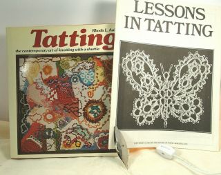 1974 Tatting Book Rhoda Auld Art Of Knotting Lessons In Shuttle Needle