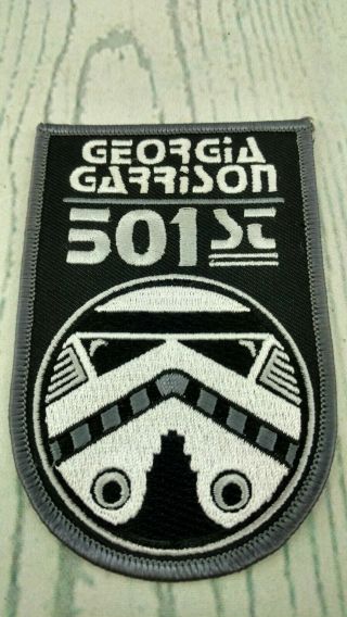 Star Wars 501st Georgia Garrison Patch 4 " X 2.  75 "