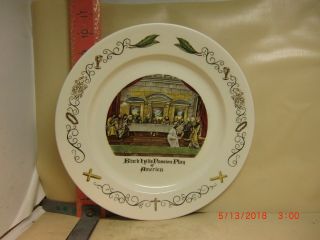 Black Hills Passion Play Of America Plate - Americana Art China,  Made In Usa