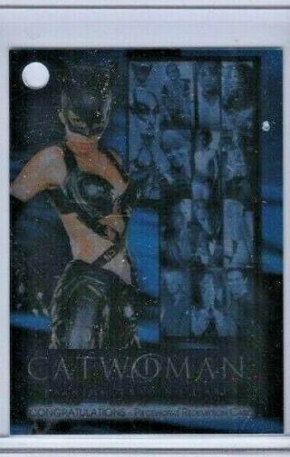 Rare Halle Berry As Catwoman Movie Redemption Card Pr - 1 Redeemed Leather Pants