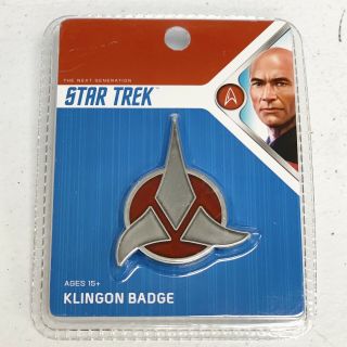 Star Trek Magnetic Klingon Badge Loot Crate Collectible Snap On
