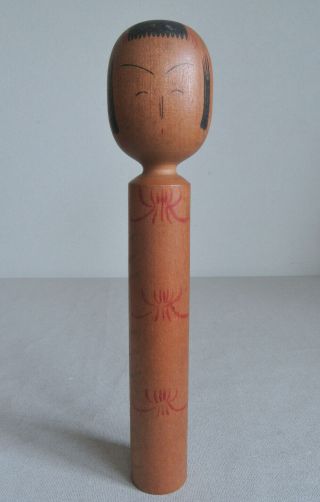 12 inch Japanese Vintahe Kokeshi Doll : signed Ichiro Anpo 1891 1961 2