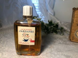 Vintage JARDANEL Eau de Cologne 3 1/3 Oz Jean Dorlys Paris RARE Bottle 2