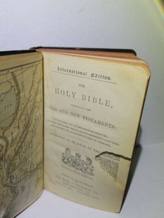 The Holy Bible International Edition Old And Testament Late 1800 