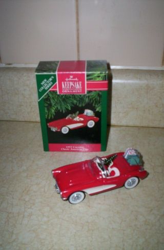Hallmark Ornament 1957 Corvette,  1991