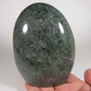 4.  8 " Green Aventurine Crystal Polished Standup Stone - Madagascar - 2.  1 Lbs.