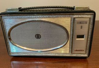 Vintage Audition Portable Transistor Radio Made In Okinawa