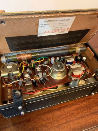 Vintage Audition Portable Transistor Radio Made In Okinawa 5