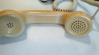 Vintage Beige Rotary Telephone 500DME Western Electric Bell System Desk Top T83 5