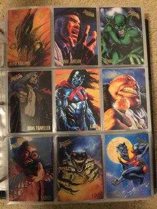 1995 Fleer Ultra Spider - Man Trading Cards COMPLETE BASE SET,  1 - 150 - NM/M 4