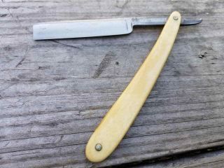 Vintage Theo A Kochs Co Chicago - Mercedes Straight Razor - Made In Germany