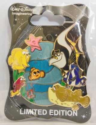 Disney Wdi Finding Nemo D23 Event Nemo And The Tank Gang Le 250 Pin
