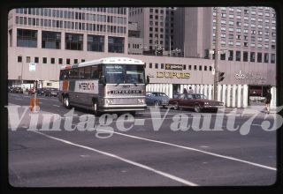 Slide Bus Mci 650 Intercar Montreal Kodachrome 1990