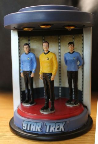 Star Trek Crew In Transporter Westland Gifts 2011 With Box & Styrofoam