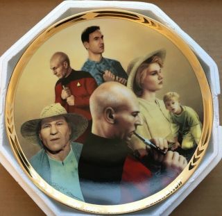 Star Trek Next Generation Episodes The Inner Light 8 " Plate Hamilton 1995