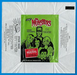 1964 Leaf Wrapper The Munsters