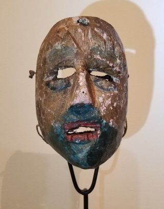 Moor Mask From Rabinal Guatemala Folk Art