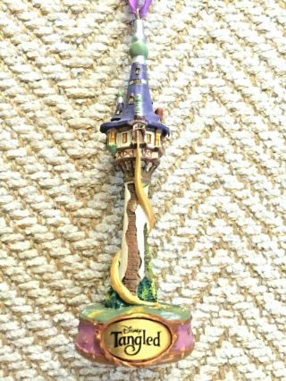 Disney Store Tangled Rapunzel Tower Christmas Sketchbook Ornament Holiday