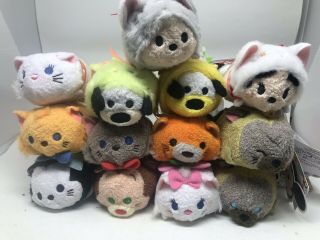 Disney Tsum Tsum Plush Toy Cat Series Set Of 13 Disney Store Japan