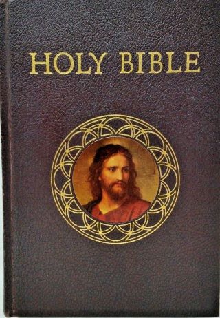 Holy Bible Catholic Action Edition 1953 Good Will Publishers No Family Entries