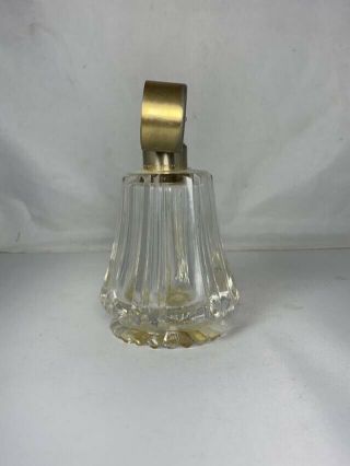 Marcel Franck Brevete Atomizer Crystal ArtDeco Perfume Bottle Pump Vintage BIG 3