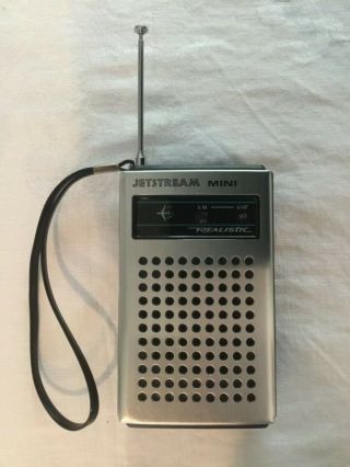 Realistic Jetstream Mini Transistor Radio Vintage No.  12 - 608a