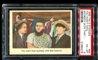 1959 Fleer The 3 Three Stooges 64 You Won 