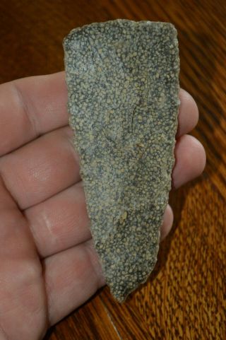 Outstanding Oolithic Chert Archaic Blade Natrona Co,  Wyoming 3.  7/8 X 1.  5/8