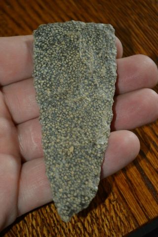 Outstanding Oolithic Chert Archaic Blade Natrona Co,  Wyoming 3.  7/8 x 1.  5/8 4